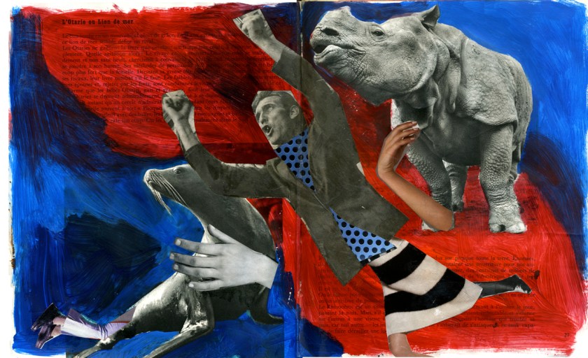 Virginie Egger - collages