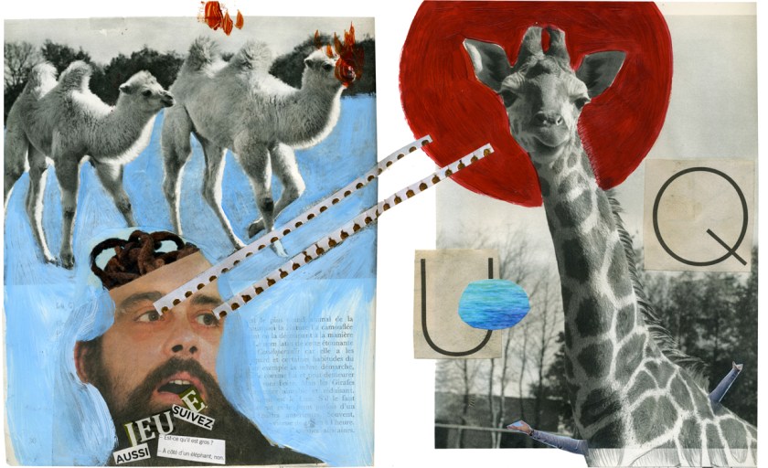 Virginie Egger - collages