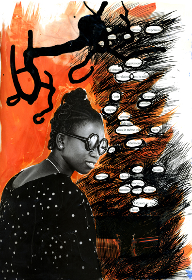 Virginie Egger - collages